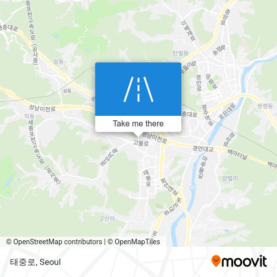 태중로 map