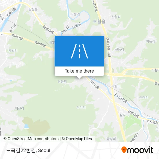 도곡길22번길 map