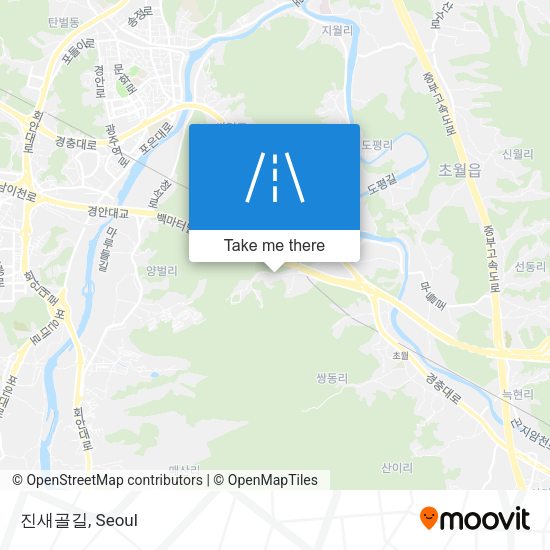 진새골길 map