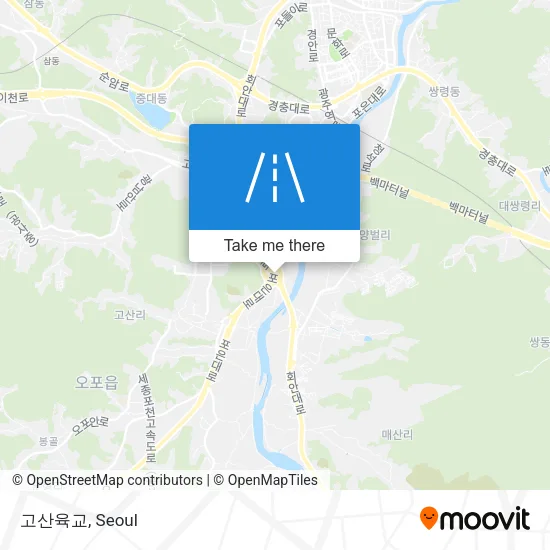 고산육교 map