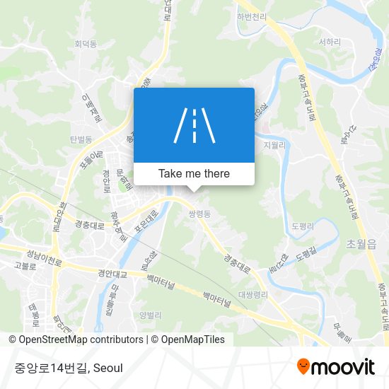 중앙로14번길 map