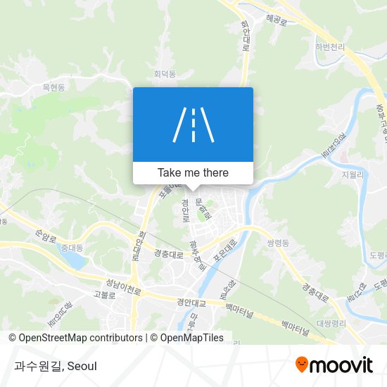 과수원길 map