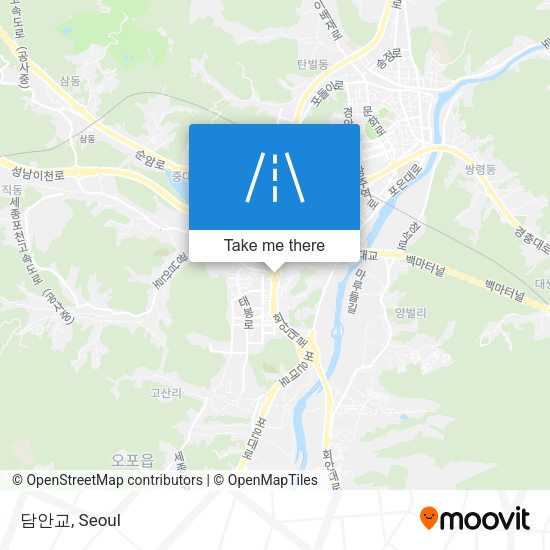 담안교 map