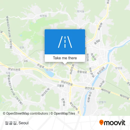 절골길 map