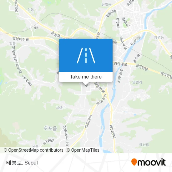 태봉로 map