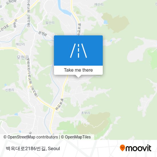 백옥대로2186번길 map