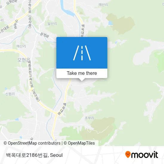백옥대로2186번길 map