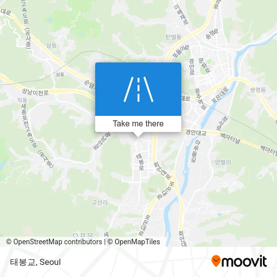 태봉교 map