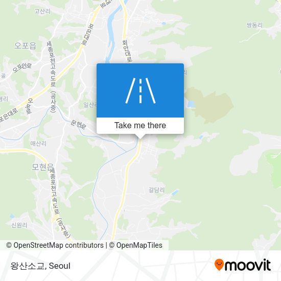 왕산소교 map