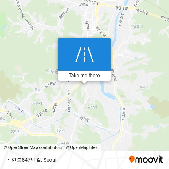 곡현로847번길 map