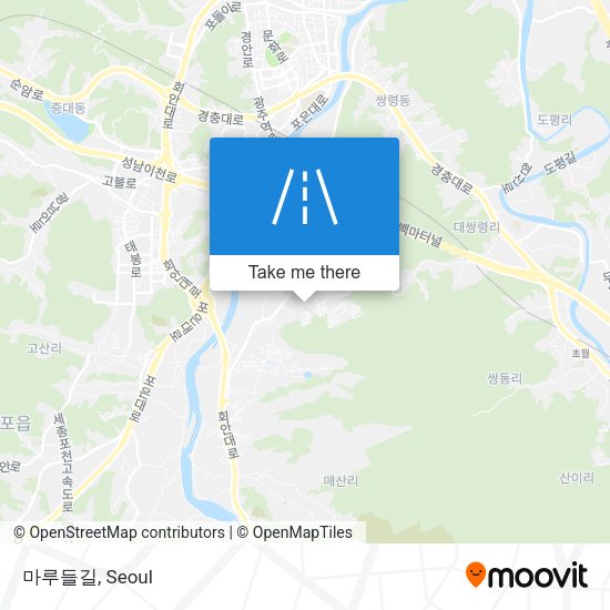 마루들길 map
