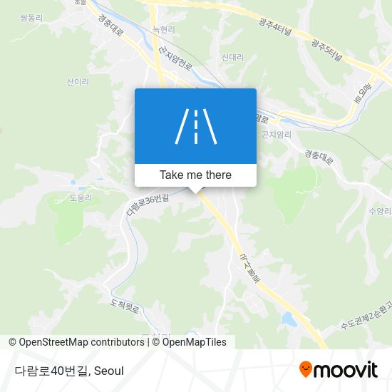 다람로40번길 map