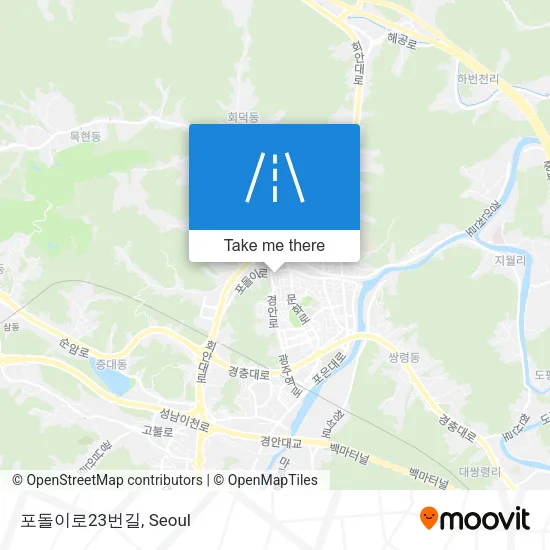 포돌이로23번길 map
