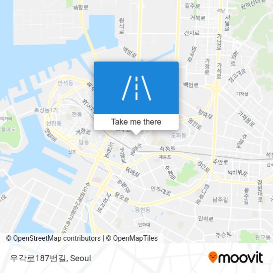 우각로187번길 map