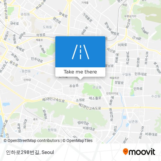 인하로298번길 map