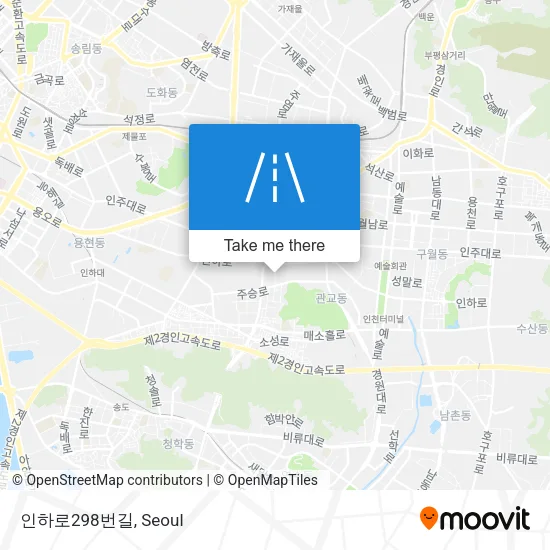 인하로298번길 map