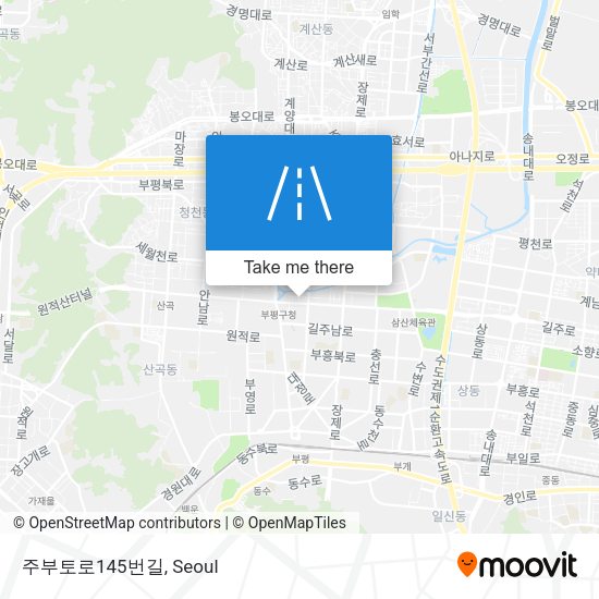 주부토로145번길 map