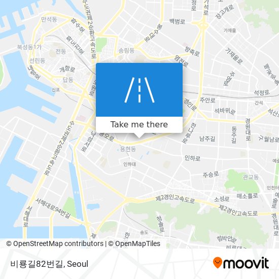 비룡길82번길 map