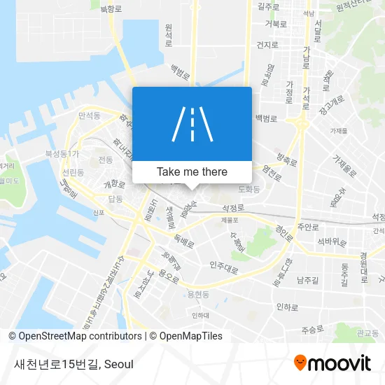 새천년로15번길 map