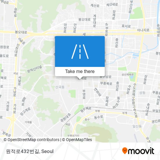 원적로432번길 map