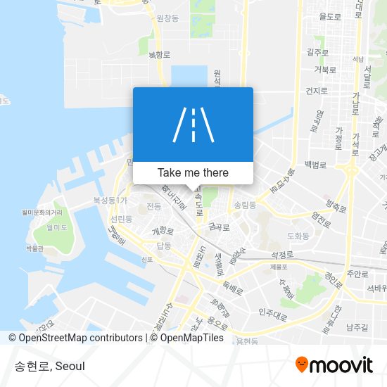 송현로 map