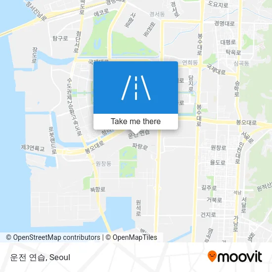 운전 연습 map