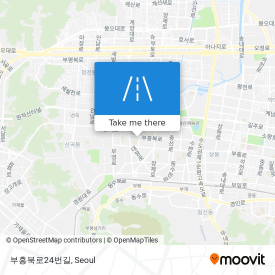 부흥북로24번길 map