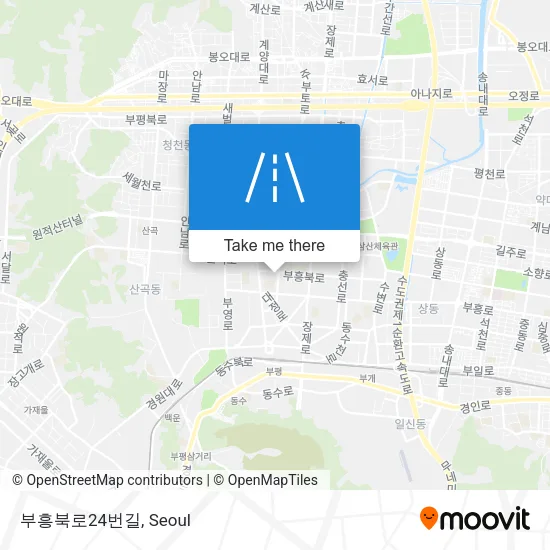 부흥북로24번길 map