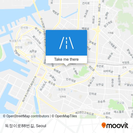 독정이로88번길 map
