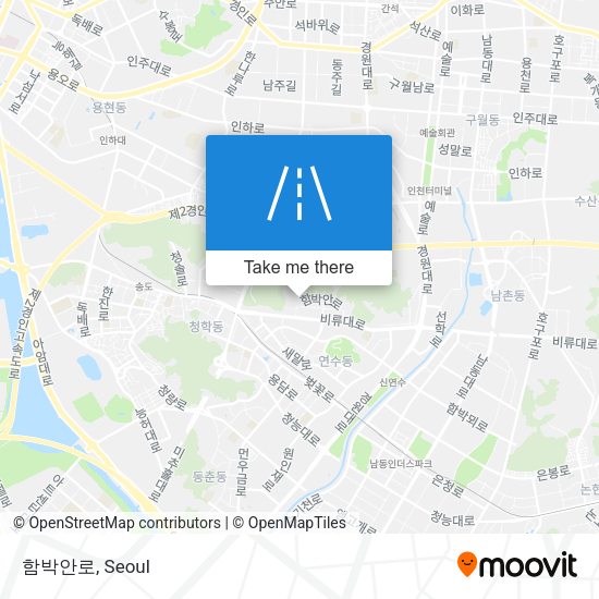 함박안로 map