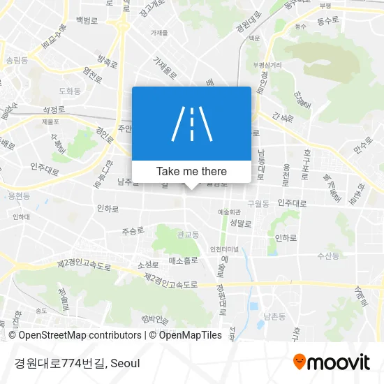 경원대로774번길 map