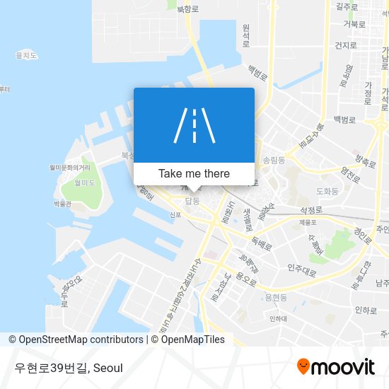 우현로39번길 map