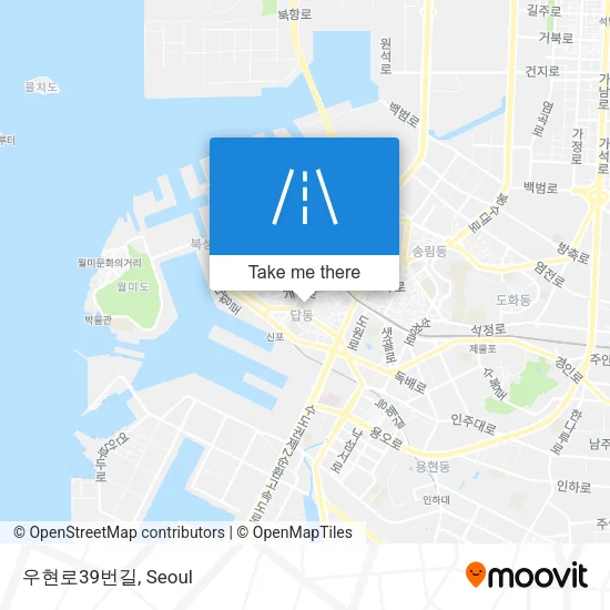 우현로39번길 map