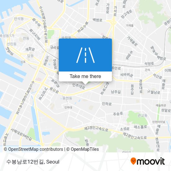 수봉남로12번길 map
