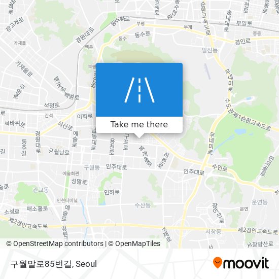 구월말로85번길 map