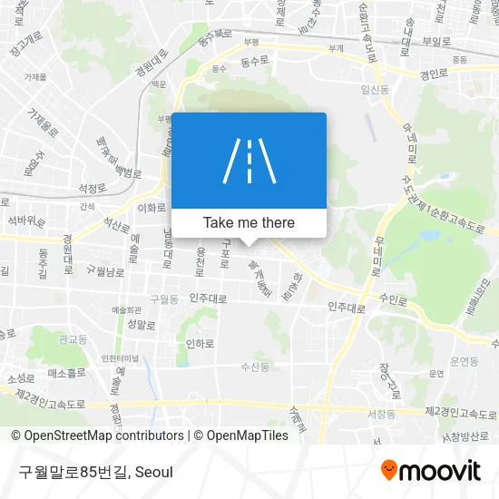 구월말로85번길 map