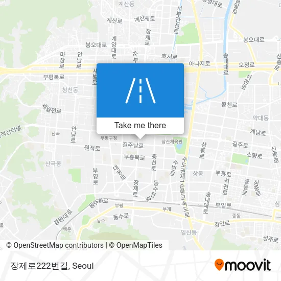 장제로222번길 map