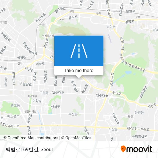백범로169번길 map