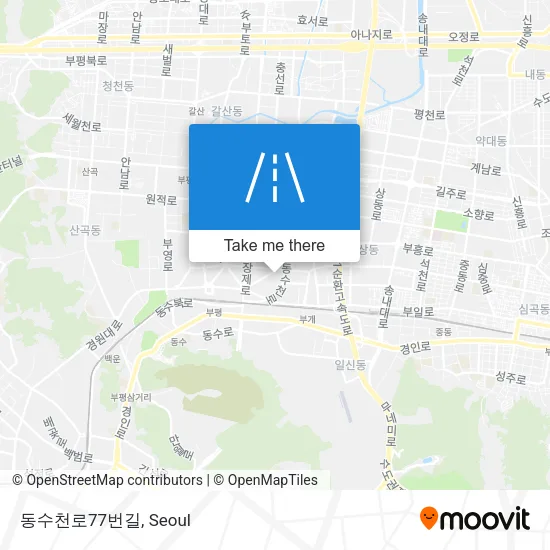 동수천로77번길 map