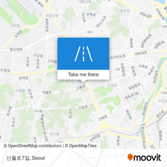 신월로7길 map