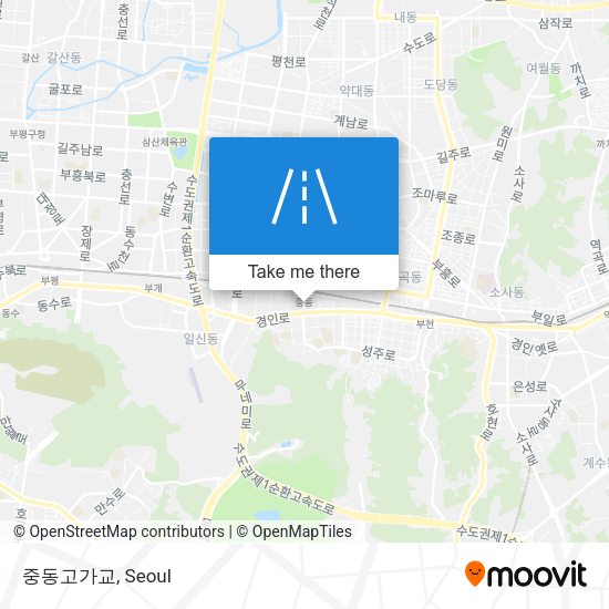 중동고가교 map