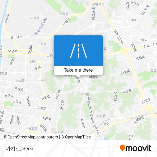 까치로 map