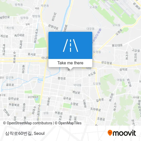 삼작로60번길 map