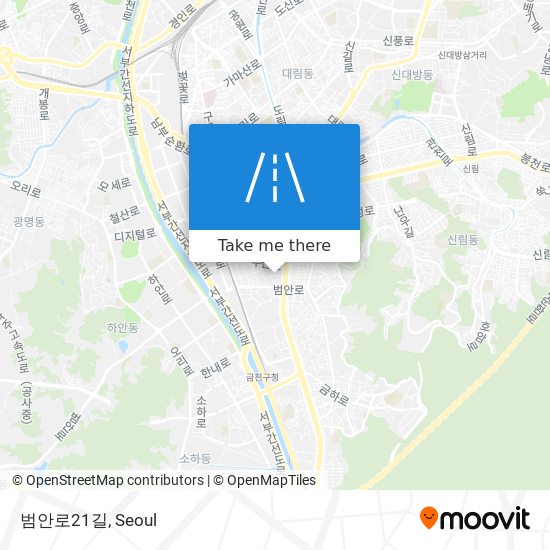 범안로21길 map