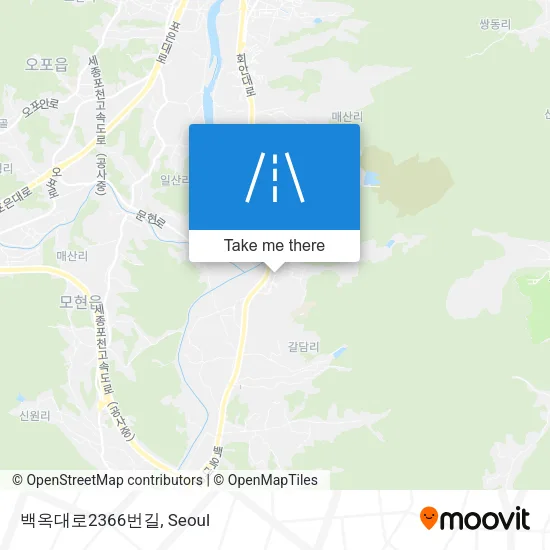 백옥대로2366번길 map