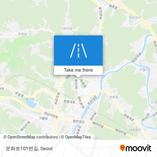 문화로101번길 map