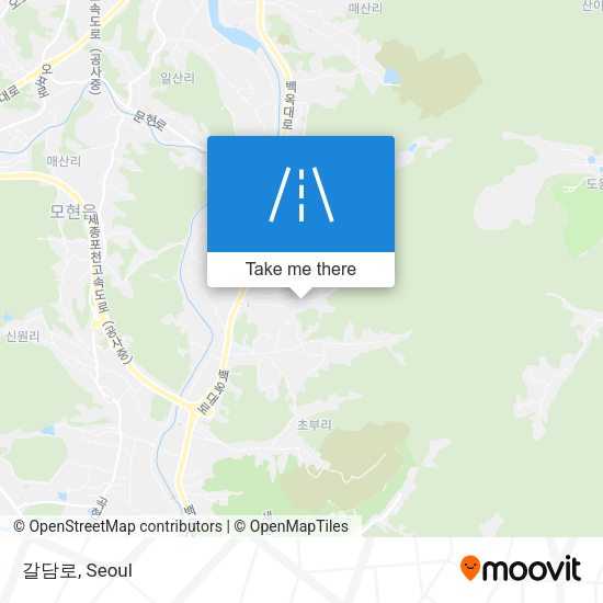 갈담로 map