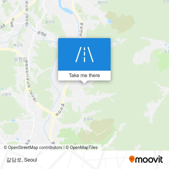 갈담로 map