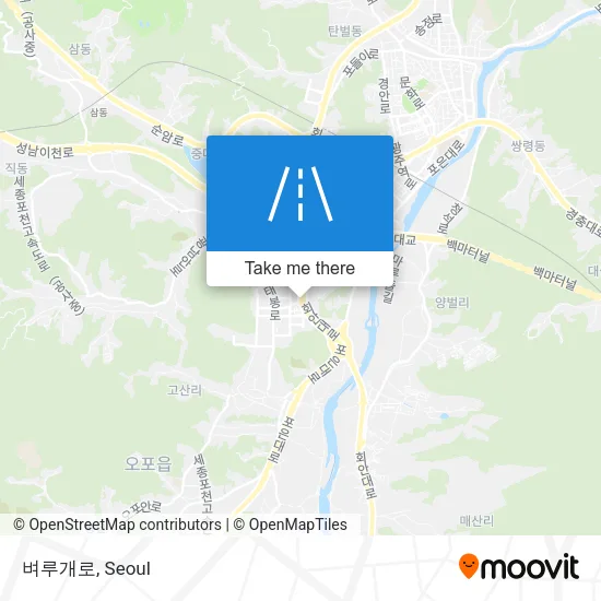 벼루개로 map