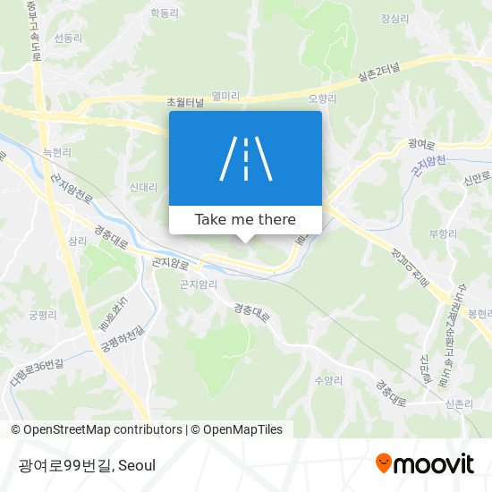 광여로99번길 map